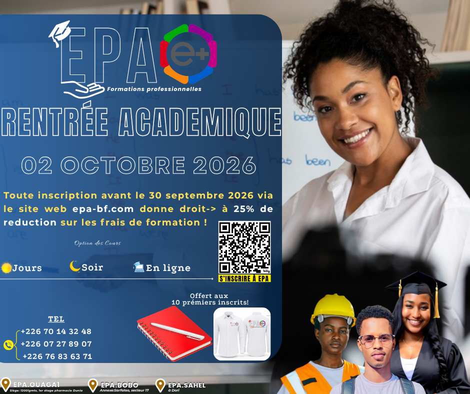 Rentrée 2026 : EPA ouvre ses portes le 2 octobre !