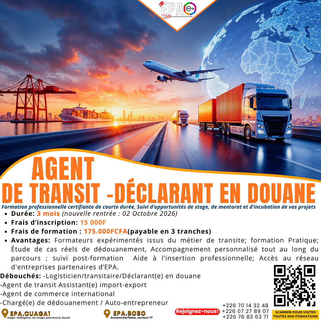 Agent de Transit -Déclarant en douane