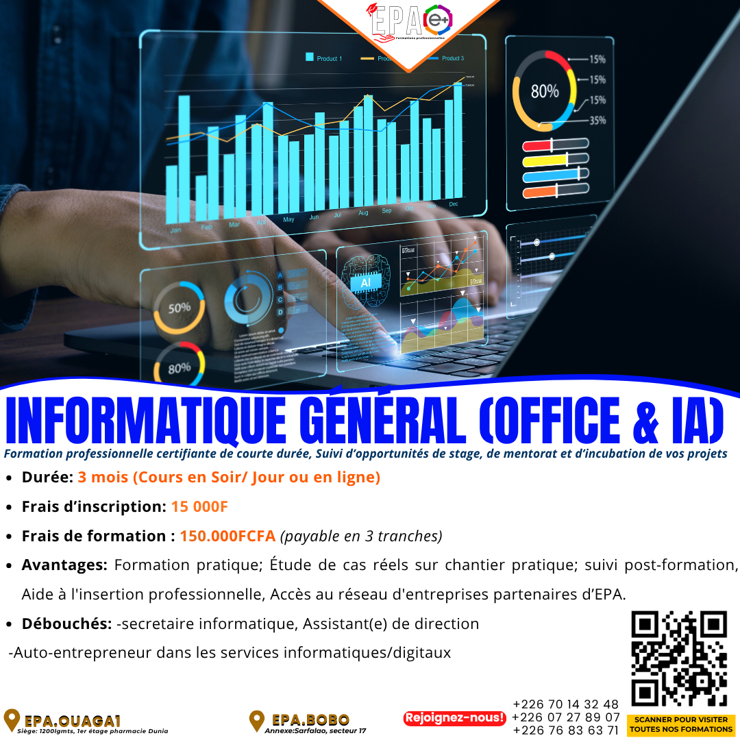 Informatique général (Office 365 & IA)