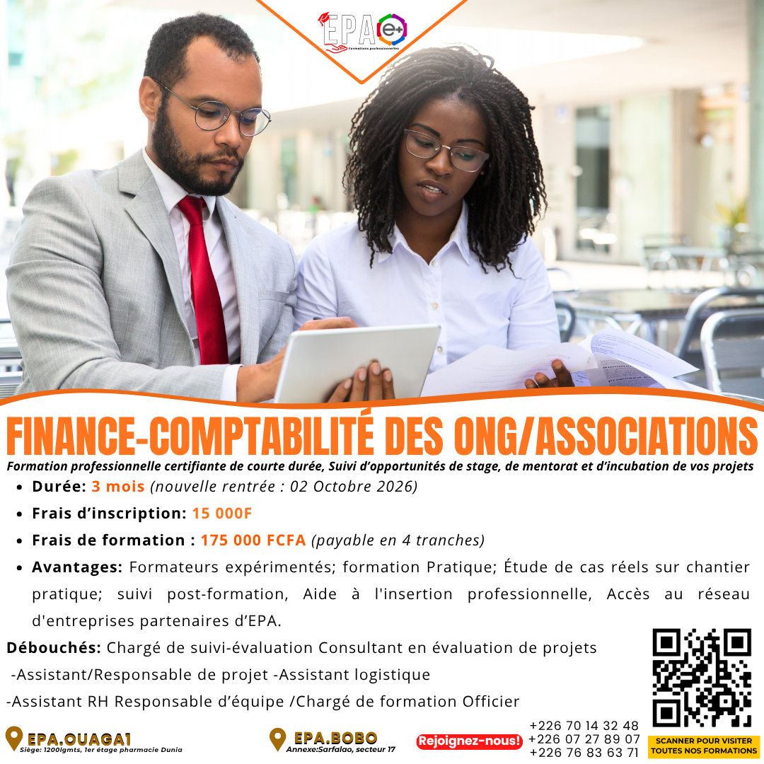 Finance-comptabilité des ONG