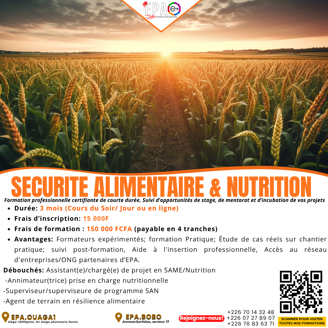 Sécurité alimentaire & Nutrition