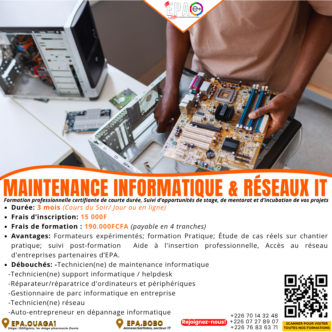 Maintenance informatique & Réseaux IT